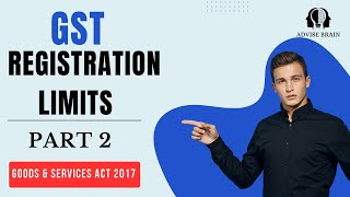 GST Registration Limits  GST Registration Threshold Limits  Part 2 gst gstregisteration [upl. by Tully]