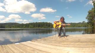 Love Minus Zero Bob Dylan  Fingerstyle Guitar  WALDVIERTEL 14 [upl. by Belicia]