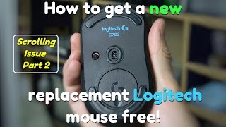 How to Get A Free G703 Replacement From Logitech [upl. by Lachman]