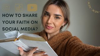 HOW TO SHARE MY FAITH ON SOCIAL MEDIA  BEGINNER FRIENDLY [upl. by Nwahsan951]