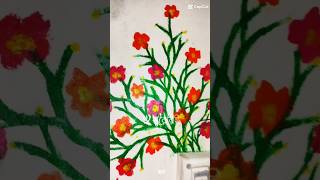 Hawai Hawai Dolna Doleহাওয়ায় দোলনা দোলে New wall painting design 2024painting homedecor [upl. by Mufinella]