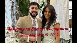 Maryam and Samuel Engagement Saturday May 18 2024 [upl. by Anelrac]