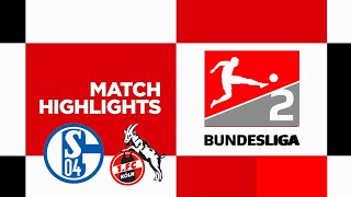 Schalke vs Köln  Highlights  2 Bundesliga 202425 [upl. by Arikahc]