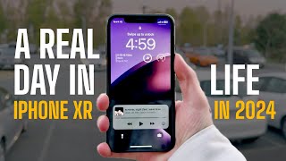 Using the iPhone XR in 2024  A Real Day in Life [upl. by Novhaj]