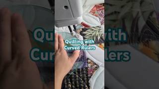 Ruler Quilting with a Curved Ruler quilting longarmquilting rulerquilting [upl. by Timrek]