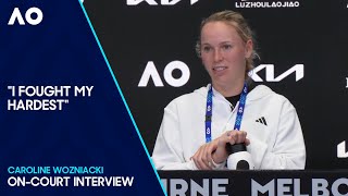 Caroline Wozniacki Press Conference  Australian Open 2024 Second Round [upl. by Roye132]