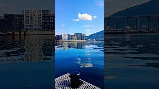 Serene Nordic Escape Stunning Views of Tromso Harbor visittromso tromso travelnorway shorts [upl. by Otiv]