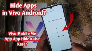 Vivo Mobile Me App Hide Kaise Kare  How to Hide Apps in Vivo android Phone  2024 [upl. by Halyahs]