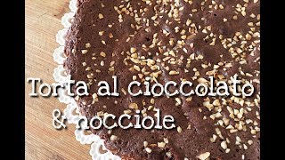 TORTA AL CIOCCOLATO FONDENTE E NOCCIOLE  Senza farina [upl. by Olmsted]