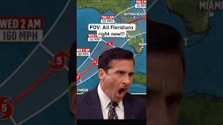 POV ALL Floridians Right Now  Hurricane Milton hurricane hurricaneseason florida [upl. by Legnaros]