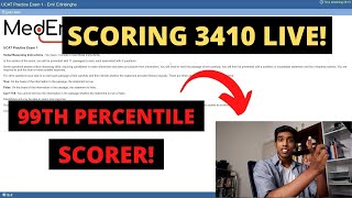 Watch me score 99th Percentile on the UCAT LIVE SCORE  3410 [upl. by Lydell]