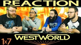 Westworld 1x7 REACTION quotTrompe LOeilquot [upl. by Eibbed]