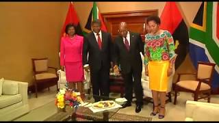 President Jacob Zuma hosts President João Manuel Gonçalves Lourenço of the Republic of Angola [upl. by Ellasal]