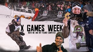 Marcus Kleveland  X GAMES WEEK first gold slope my filmer competed [upl. by Stubbs349]