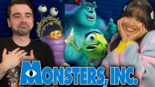 MONSTERS INC IS AMAZING Monsters Inc Movie Reaction BOO IS THE CUTEST [upl. by Shulamith]