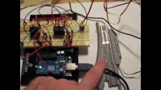 Arduino control of model railroad turnouts [upl. by Arracot]