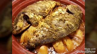 RECETTE DE TAJINE DE POISSON DORADE [upl. by Estey]