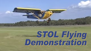 STOL short takeoff and landing flying demonstration [upl. by Otti]