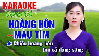 Tân Cổ HOÀNG HÔN MÀU TÍM ➤ Song Ca Cùng Công Linh ➤ TÂN CỔ Thiếu Kép 2024 [upl. by Tterrej585]