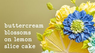 Learn How to Create a Top Forward Lemon Slice Cake with Buttercream Blooms [upl. by Helga399]