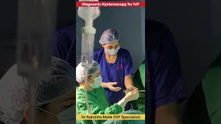 Diagnostic Hysteroscopy for IVF treatment drrakshitamalik fertilitytreatment ivfjourney [upl. by Haney]