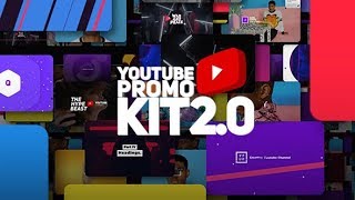 Youtube Promo Kit 20 VideoHive Templates  Scifi Studio [upl. by Eelidnarb]