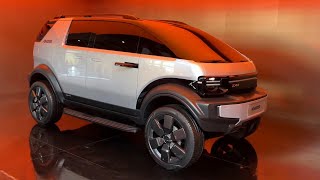 Three new iCAR models debut featuring futuristic designs  Beijing Auto Show [upl. by Ezirtaeb]