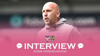 💬 Post Match Interview  Adam Hinshelwood  Notts County [upl. by Mckale]