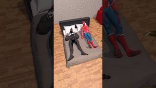 spiderman vs Venom spiderman want to sleep shorts [upl. by Imoen933]