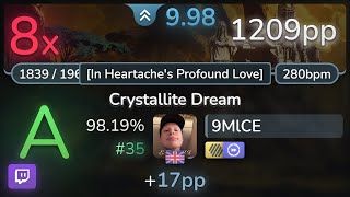 🔴 10⭐ 9MlCE  Vulpecula  Crystallite Dream In Heartaches Profound HDDT 9819 35  1209pp 8❌ [upl. by Intyrb987]