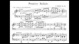 Chopin Ballade Op23 No1 in G minor Glemser [upl. by Mcdougall]