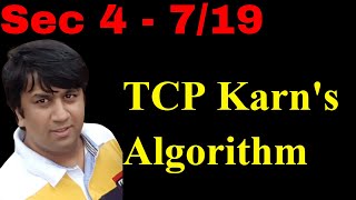 Sec 4  Lec 719  TCP Karns Algorithm  TCPIP Protocol Deep Understanding  Udemy [upl. by Ailemor424]