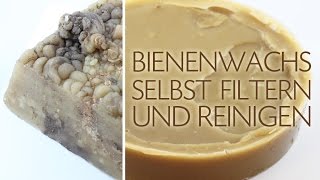 Bienenwachs selbst filtern und reinigen  Anleitung  Talude [upl. by Lengel949]