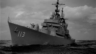 Sidney Poitier and Richard Widmark in The Bedford Incident 1965 Type 15 frigate HMS Wakeful F159 [upl. by Gwenora]