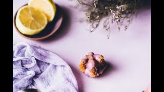 GlutenFree Lemon Lavender Honey Cake DairyFree [upl. by Aihsal]