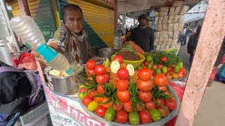 Watering Chaatwala at Railway Station  Street Food [upl. by Querida]