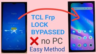 🔥TCL frp lock bypassed without PC 💯✅️ [upl. by Sikko]