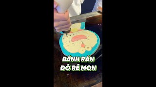 BÁNH RÁN HÌNH ĐÔ RÊ MON food [upl. by Nnylylloh45]