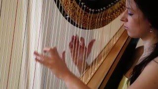 Beauty and the Beast Alan Menken  Amy Turk Harp [upl. by Colner]