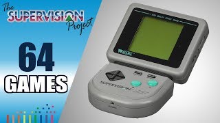 The Watara SuperVision Project  All 64 SuperVision games  Every game USEUJP [upl. by Amado603]