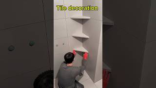 Ep035 Tile decoration perfect tiles decor ation constraction perfect short [upl. by Atilef]