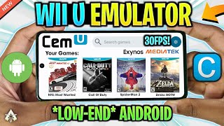 🔥 CEMU ANDROID MALI  SETUPBEST SETTINGS amp GAMEPLAY TEST  WII U EMULATOR FOR LOW END DEVICE [upl. by Talbert]