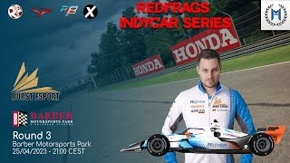 rFactor 2 IndyCar Series  Round 3 at Barber Motorsports Park redfragsracing4354 [upl. by Nautna]