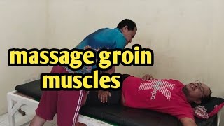 MASSAGE GROIN MUSCLES [upl. by Letnwahs]