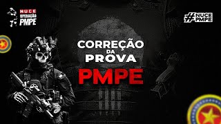 CORREÇÃO DA PROVA DA PMPE 2024 [upl. by Obmar143]