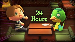 I Spent 24 Hours in Brewsters Cafe ☕😳  Animal Crossing New Horizons [upl. by Kissiah]