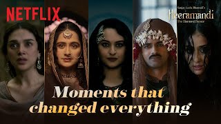 ⁠5 Heeramandi Moments that will SHOCK You 😳  Netflix India [upl. by Hardner228]