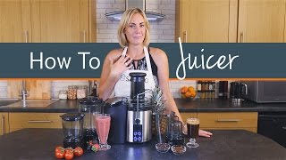 How To Use The Savisto 4in1 Power Juicer And Attachments [upl. by Nahtannoj]