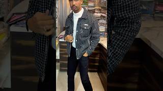 Imported jacket  check jacket  white high neck Tshirt  shorts shortvideo [upl. by Harikahs]