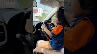 Raanya Car drive kar rahi hai 🚗😳 comedyshorts car papa [upl. by Ynohtnanhoj93]